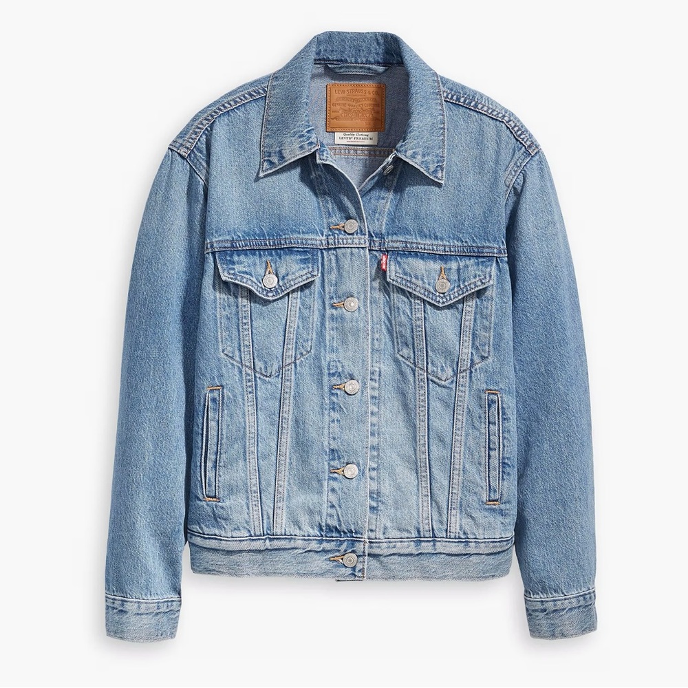 Levi’s ex boyfriend trucker jacket denim